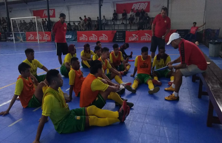 Tim Futsal PON Papua Lolos 8 Besar Turnamen Rafhely Specs Cup IX 2019