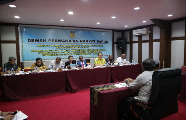 DPRP Uji Kepatuhan dan Kelayakan Calon Anggota KI dan KPID 