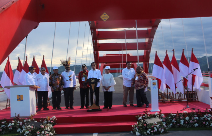 Jembatan Youtefa Diresmikan Presiden Jokowi 
