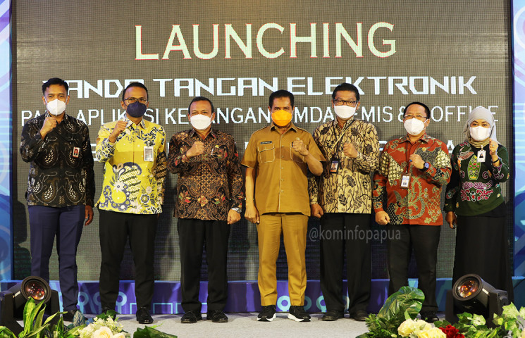 Pemprov Papua Luncurkan TTE Aplikasi SIMDA Keuangan