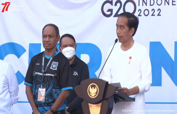 Jokowi : Talenta Papua Footbal Academy Dapat Pendidikan Formal