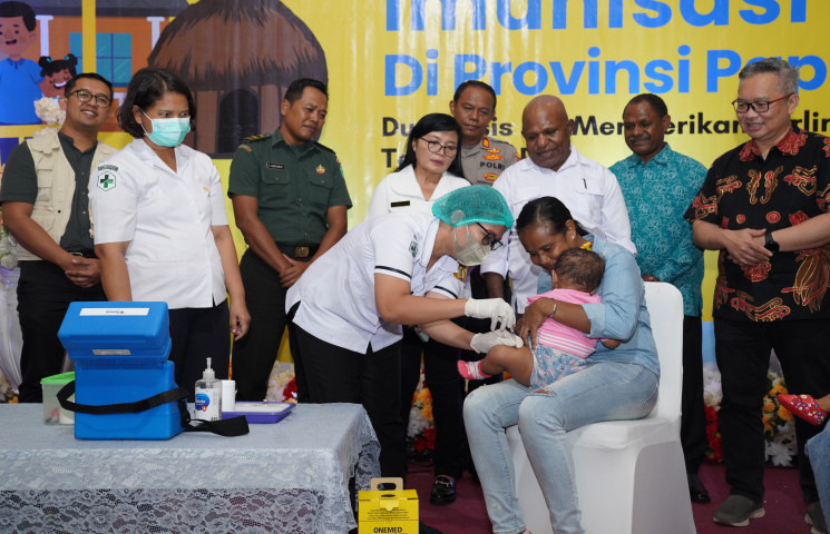 Dinkes Papua Sosialisaikan Imunisasi IPV Dosis Kedua