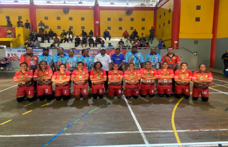 Voli Putri Korpri Papua Dulang Kemenangan Lawan Kemenkumham