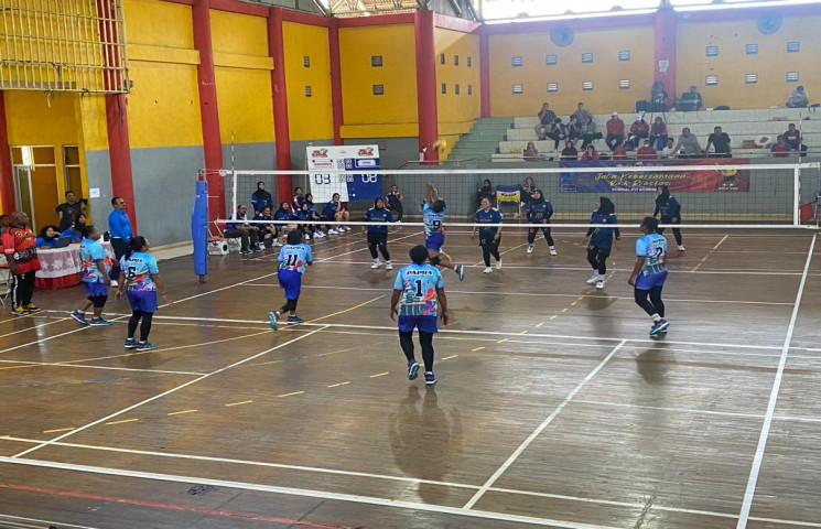 Menang Telak, Voli Putri Korpri Papua Lolos Babak Gugur