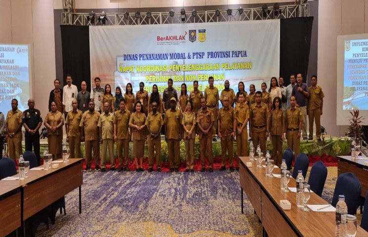 Rapat Koordinasi Penyelenggaraan Pelayanan Perizinan Dan Non Perizinan Terintegrasi Secara Elektronik