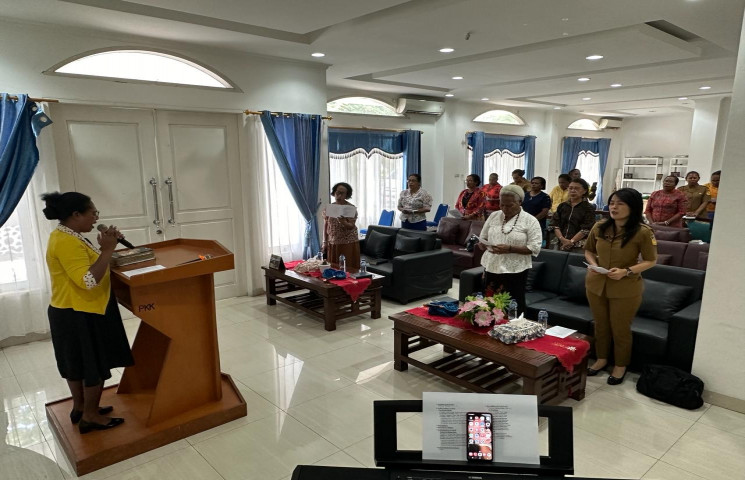 PKK Papua Gelar Ibadah Doakan Pemilu Damai