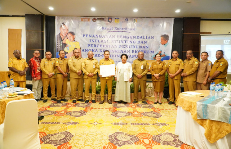 Pemda se-Papua Hasilkan Lima Kesepakatan Pengendalian Inflasi, Stunting dan Penurunan Kemiskinan