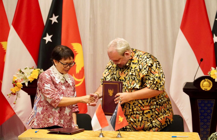 Menlu Retno Bertemu Menlu Papua Nugini, Bahas Kerja Sama Politik dan Keamanan