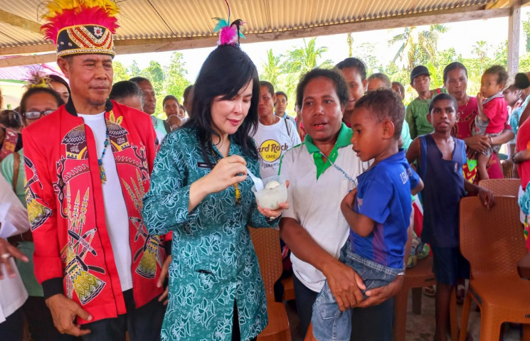 Pj Gubernur ajak Semua Pihak di Pulau Numfor Dukung Penanganan Stunting