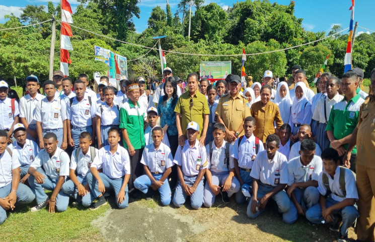 Diskominfo Papua Agendakan Kolaborasi Multimedia dengan SMK 5 Sarmi