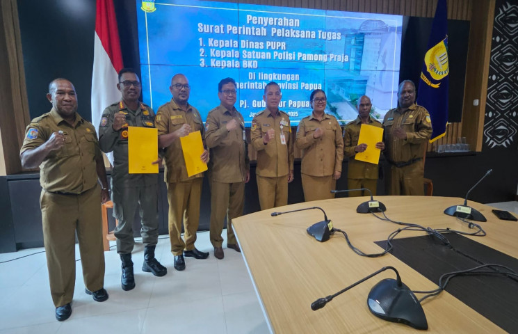 Tiga Pejabat Baru Ditunjuk Plt di Lingkup Pemprov Papua