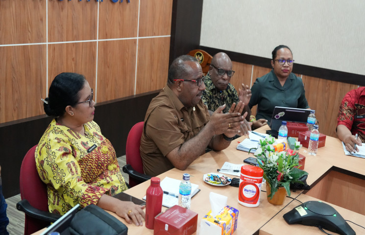 Desk PSU Pilgub Papua Gelar Rapat Perdana Monitoring Kesiapan PSU