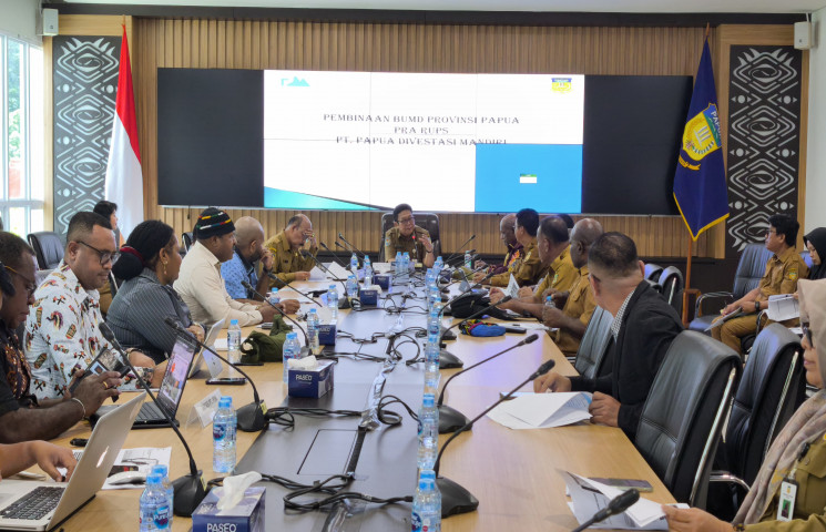 Pra-RUPS PT Papua Divestasi Mandiri:  Pemprov Papua Evaluasi Kinerja BUMD