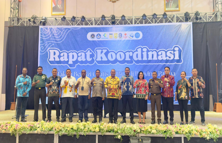 Pemprov Papua Perkuat Kolaborasi Lintas Sektor untuk Program Makanan Bergizi Gratis