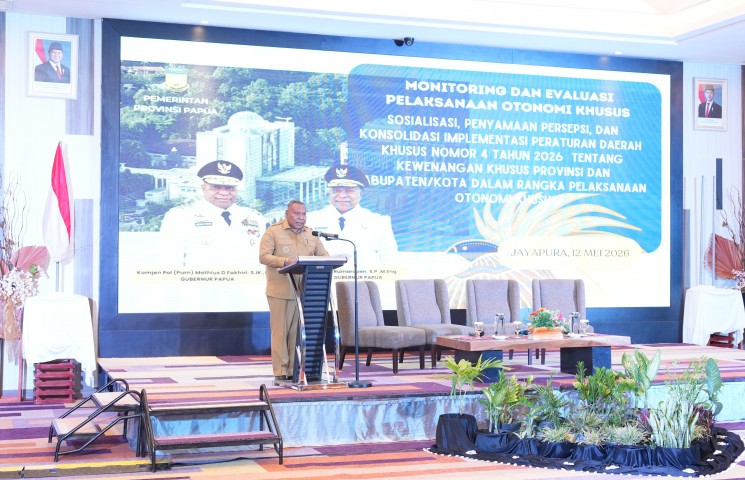 Wagub Papua Buka Konsolidasi Implementasi Perdasus Otsus, Tekankan Sinergi Daerah Wujudkan Papua Cerah