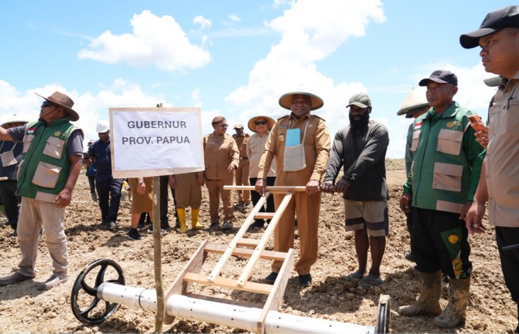 Gubernur Papua Dorong Masyarakat Adat Senggi Kelola Sawah Secara Mandiri
