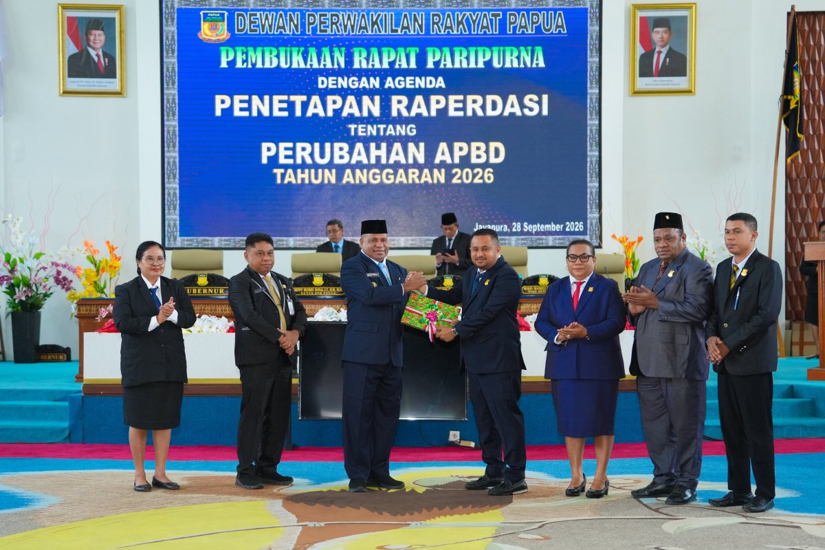 Belanja Perubahan APBD Papua 2026 Naik Rp787 Miliar, Capai Rp3,058 Triliun