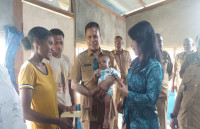 Pj Gubernur Tengok Anak Asuh Stunting di Kabupaten Jayapura