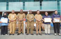 Pj Gubernur Imbau Instansi Dan Perusahaan di Papua Bangun Budaya K3 Yang Baik