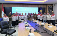 "Perkuat Sinergitas Antar Sesama Bangun Papua", Pj. Gubernur Papua Terima Audiensi Dewan Pengurus FORKOM-LKN Provinsi Papua