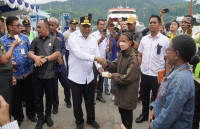 Pemprov Papua Lepas Peserta Mudik Gratis Nataru di Pelabuhan Jayapura