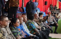 Gubernur Fakhiri Pantau Persiapan Upacara HUT RI di Stadion Mandala